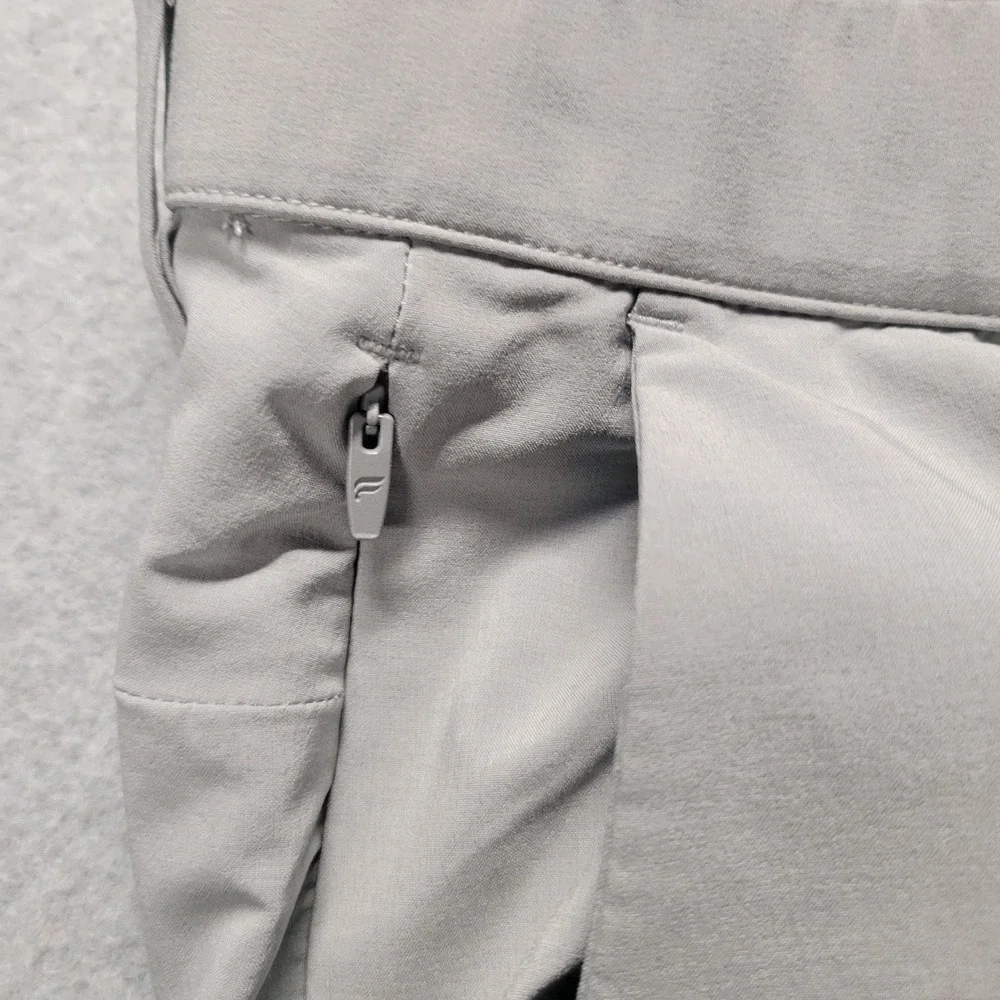 Fabletics The One Trousers Mens Gray Stretch Performance‎ Commuter Pants 37x27.5